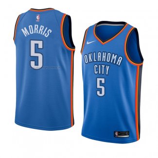 Maglia Oklahoma City Thunder Markieff Morris NO 5 Icon 2018 Blu