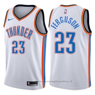 Maglia Oklahoma City Thunder Terrance Ferguson NO 23 Swingman Association 2017-18 Bianco