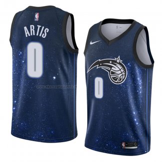 Maglia Orlando Magic Jamel Artis NO 0 Citta 2018 Blu