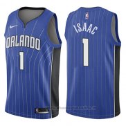 Maglia Orlando Magic Jonathan Isaac NO 1 Icon 2017-18 Blu