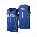 Maglia Orlando Magic Jonathan Isaac No 1 Statement 2024-25 Blu