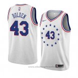 Maglia Philadelphia 76ers Jonah Bolden NO 43 Earned 2018-19 Grigio