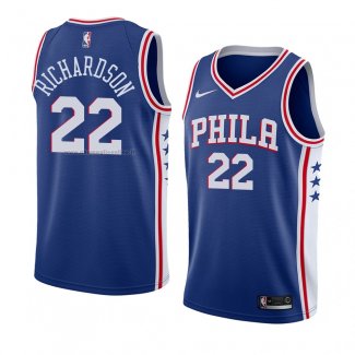 Maglia Philadelphia 76ers Malachi Richardson NO 22 Icon 2018 Blu