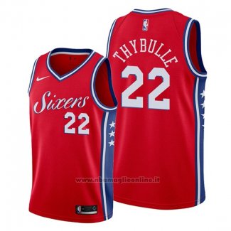 Maglia Philadelphia 76ers Matisse Thybulle NO 22 Statement 2019-20 Rosso