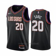 Maglia Phoenix Suns Dario Saric NO 20 Citta Nero
