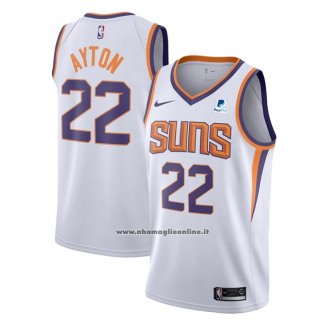 Maglia Phoenix Suns Deandre Ayton #22 Association 2021 Bianco