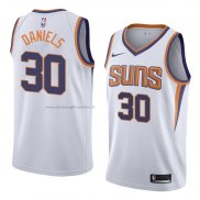 Maglia Phoenix Suns Troy Daniels NO 30 Association 2018 Bianco