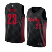 Maglia Portland Trail Blazers Cameron Oliver NO 23 Citta 2018 Nero