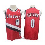 Maglia Portland Trail Blazers Damian Lillard NO 0 Mitchell & Ness 2018-19 Rosso