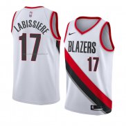 Maglia Portland Trail Blazers Skal Labissiere NO 17 Association 2018 Bianco