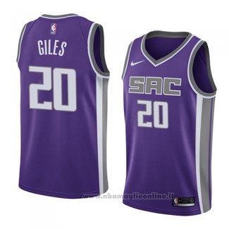 Maglia Sacramento Kings Harry Giles NO 20 Icon 2018 Viola