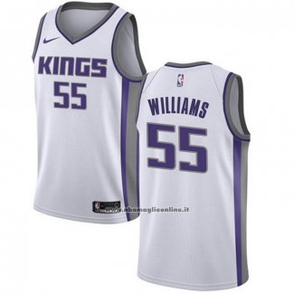 Maglia Sacramento Kings Jason Williams #55 Association 2019-20 Bianco