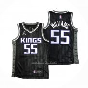 Maglia Sacramento Kings Jason Williams #55 Statement 2020-21 Nero