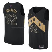 Maglia Toronto Raptors Lucas Nogueira NO 92 Citta 2018 Nero