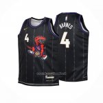 Maglia Toronto Raptors Scottie Barnes #4 Citta 2024-25 Nero