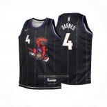 Maglia Toronto Raptors Scottie Barnes #4 Citta 2024-25 Nero