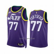 Maglia Utah Jazz Omer Yurtseven #77 Classic 2023-24 Viola