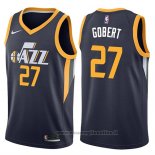 Maglia Utah Jazz Rudy Gobert NO 27 Icon Apagado 2017-18 Blu