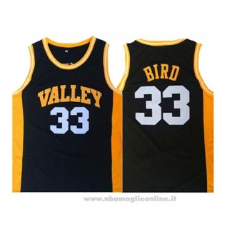 Maglia Valley Larry Bird NO 33 Nero