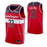 Maglia Washington Wizards Kyle Kuzma #33 Icon 2020-21 Rosso