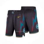 Pantaloncini Detroit Pistons Citta 2025-26 Nero