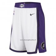 Pantaloncini Los Angeles Lakers Citta 2022-23 Bianco