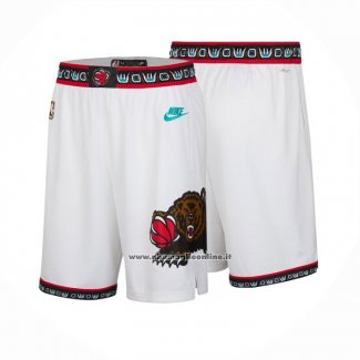Pantaloncini Memphis Grizzlies Classic 2024-25 Bianco