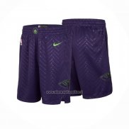 Pantaloncini New Orleans Pelicans Citta 2024-25 Viola