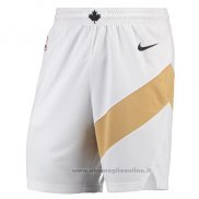 Pantaloncini Toronto Raptors Citta 2018 Bianco