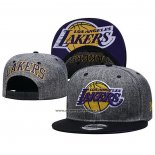 Cappellino Los Angeles Lakers Ajustable Grigio