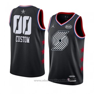 Maglia All Star 2019 Portland Trail Blazers Personalizzate Nero