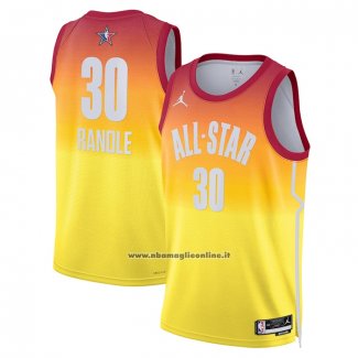 Maglia All Star 2023 New York Knicks Julius Randle #30 Arancione