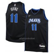 Maglia Bambino Dallas Mavericks Kyrie Irving #11 Citta 2023-24 Blu