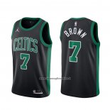 Maglia Boston Celtics Jaylen Brown #7 Statement 2020-21 Nero