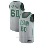 Maglia Boston Celtics Jonathan Gibson NO 60 Citta 2017-18 Grigio