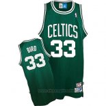 Maglia Boston Celtics Larry Bird NO 33 Throwback Verde