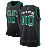 Maglia Boston Celtics Personalizzate 17-18 Nero