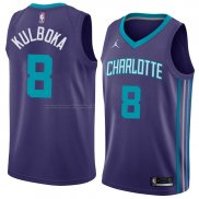 Maglia Charlotte Hornets Arnoldas Kulboka NO 8 Statement 2018 Violet