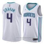 Maglia Charlotte Hornets Devonte Graham NO 4 Association 2018 Bianco