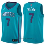 Maglia Charlotte Hornets Dwayne Bacon NO 7 Icon 2017-18 Verde