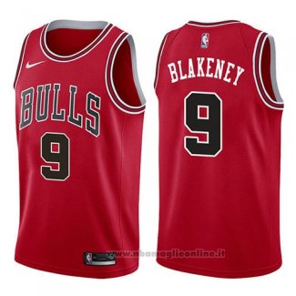 Maglia Chicago Bulls Antonio Blakeney NO 9 Icon 2017-18 Rosso