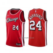 Maglia Chicago Bulls Lauri Markkanene #24 Citta 2021-22 Rosso