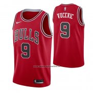 Maglia Chicago Bulls Nikola Vucevic #9 Icon 2020-21 Rosso