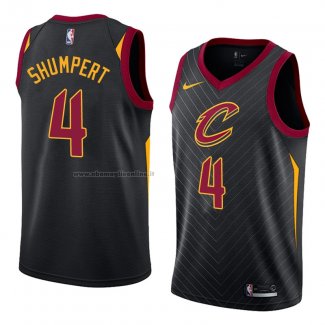 Maglia Cleveland Cavaliers Iman Shumpert NO 4 Statement 2018 Nero