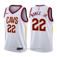 Maglia Cleveland Cavaliers Larry Nance Jr. NO 22 Association 2017-18 Bianco