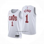 Maglia Cleveland Cavaliers Max Strus No 1 Association 2024-25 Bianco
