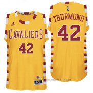 Maglia Cleveland Cavaliers Nate Thurmond NO 42 Throwback Giallo