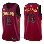 Maglia Cleveland Cavaliers Tristan Thompson NO 13 Swingman Icon 2017-18 Rosso