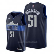 Maglia Dallas Mavericks Boban Marjanovic NO 51 Statement Blu