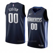 Maglia Dallas Mavericks Personalizzate Statement 2019-20 Blu